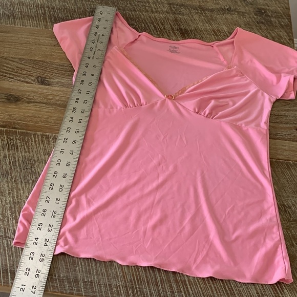 Y2K Kathryn Pink Rose Top - Picture 7 of 7